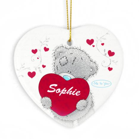 Personalised Me to You Hanging Wooden Love Heart Plaque £9.99